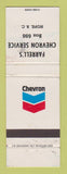 Matchbook Cover - Chevron oil gas Farrell's Hope BC WEAR