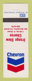 Matchbook Cover - Chevron oil gas Orange Show San Bernardino CA
