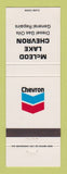 Matchbook Cover - Chevron oil gas McLeod Lake BC