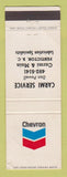 Matchbook Cover - Chevron oil gas Carmi Penticton BC WEAR