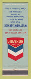 Matchbook Cover - Chevron oil gas Westview Victoria BC
