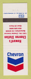 Matchbook Cover - Chevron oil gas Howard's Bakersfield CA