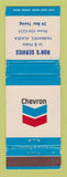 Matchbook Cover - Chevron oil gas Ron's Fairbanks AK WORN