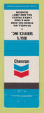 Matchbook Cover - Chevron oil gas Bill's Spangle WA