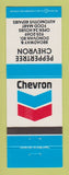 Matchbook Cover - Chevron oil gas Peppertree Santa Maria CA