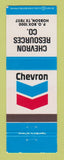 Matchbook Cover - Chevron oil gas Resources Company Hobson TX