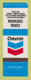 Matchbook Cover - Chevron oil gas Corsi Pompano Beach FL