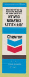 Matchbook Cover - Chevron oil gas Jeff Kelley Milton FL
