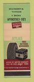 Matchbook Cover - Chevron oil gas Leo Coleman Rosalia WA low phone # LAMINATED