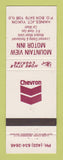 Matchbook Cover - Chevron oil gas Mountain View Motor Inn Haines Junction YT