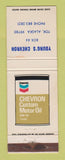Matchbook Cover - Chevron oil gas Young's Tok AK WORN