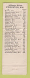 Matchbook Cover - Chevron oil gas HA Mogge's Princeton BC WEAR