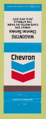 Matchbook Cover - Chevron oil gas Wagontire OR