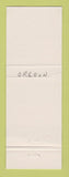 Matchbook Cover - Chevron oil gas Wagontire OR