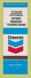 Matchbook Cover - Chevron oil gas David Dashiell Baxter CA