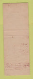 Matchbook Cover - Chevron oil gas AC Brichta Tucson AZ