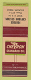 Matchbook Cover - Chevron oil gas Fosters Dalhart TX