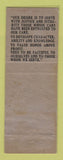 Matchbook Cover - Chevron oil gas HB Riggan Santa Ana CA WORN LAMINATED