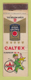 Matchbook Cover - Caltex oil gas Belgium WEAR LAMINATED