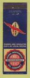 Matchbook Cover - Fleet Wing oil gas Pennico Allentown Bethlehem PA