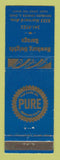 Matchbook Cover - Pure oil gas Newburg Heights Garage OH