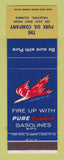 Matchbook Cover - Pure oil gas Palatine IL #2