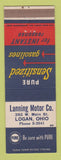 Matchbook Cover - Pure oil gas Lanning Logan OH