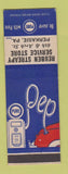 Matchbook Cover - Pure oil gas Reuben Streapy Perkasie PA