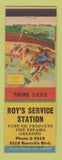 Matchbook Cover - Pure oil gas Roy's  Chattanooga TN
