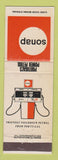 Matchbook Cover - Sonap oil gas South Africa pump