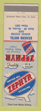 Matchbook Cover - Zephyr oil gas Deakins Motel Decatur IL cafe