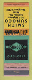 Matchbook Cover - Sunoco oil gas Smith Sebring FL WEAR
