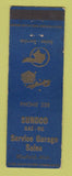 Matchbook Cover - Sunoco oil gas Pontiac Blissfield MI WEAR