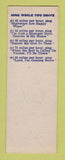 Matchbook Cover - Sunoco oil gas Bertke's Shelby OH Terrier SAMPLE
