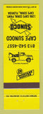 Matchbook Cover - Sunoco oil gas Cape Coral FL