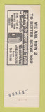 Matchbook Cover - Sunoco oil gas Frank's Reading PA LAVENDER