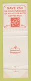 Matchbook Cover - Sunoco oil gas Action Auto CHAIN?