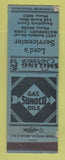 Matchbook Cover - Sunoco oil gas Lord's Waterbury CT WEAR