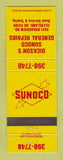 Matchbook Cover - Sunoco oil gas Dickson's Cleveland OH