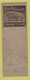 Matchbook Cover - Sunoco oil gas VH Schweitzer Sturgis MI LAMINATED