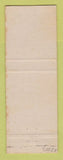Matchbook Cover - Sunoco oil gas Burger's Boonsboro MD Kelly Tires WEAR