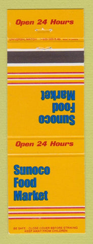 Matchbook Cover - Sunoco oil gas Food Market