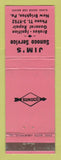Matchbook Cover - Sunoco oil gas Jim's New Brighton PA WEAR