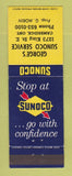 Matchbook Cover - Sunoco oil gas George's Cambridge ON