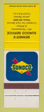 Matchbook Cover - Sunoco oil gas Benner's Port Huron MI