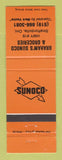 Matchbook Cover - Sunoco oil gas Graham's Straffordville ON