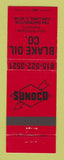 Matchbook Cover - Sunoco oil gas Blake Oil Kirkland IL RED