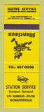 Matchbook Cover - Sunoco oil gas McMasterville QC
