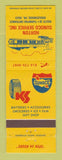 Matchbook Cover - Sunoco oil gas Horton Service Breezewood PA