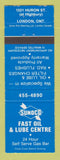 Matchbook Cover - Sunoco oil gas Sunoco oil gas London ON WEAR